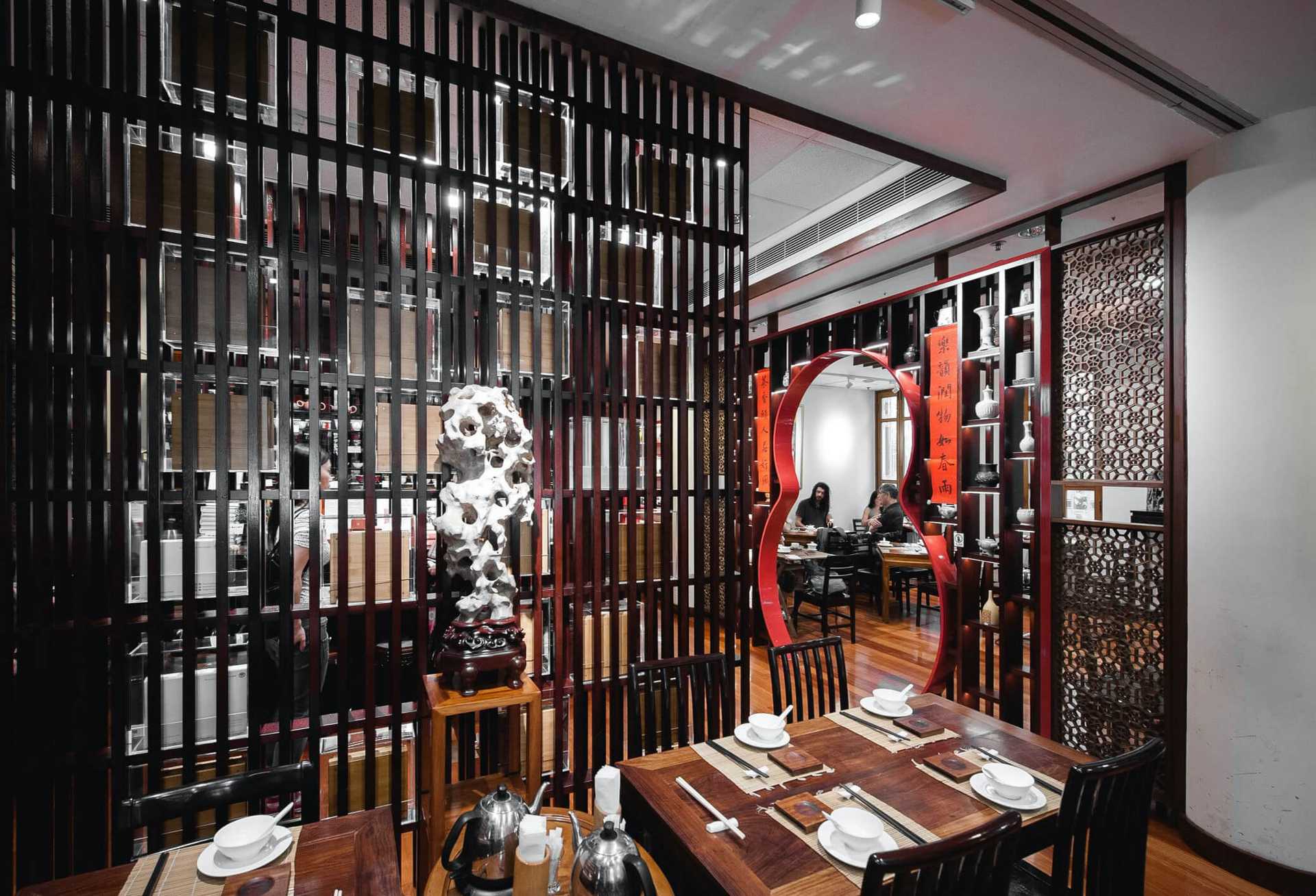 Inside the LockCha Hong Kong Park Flagship Teahouse